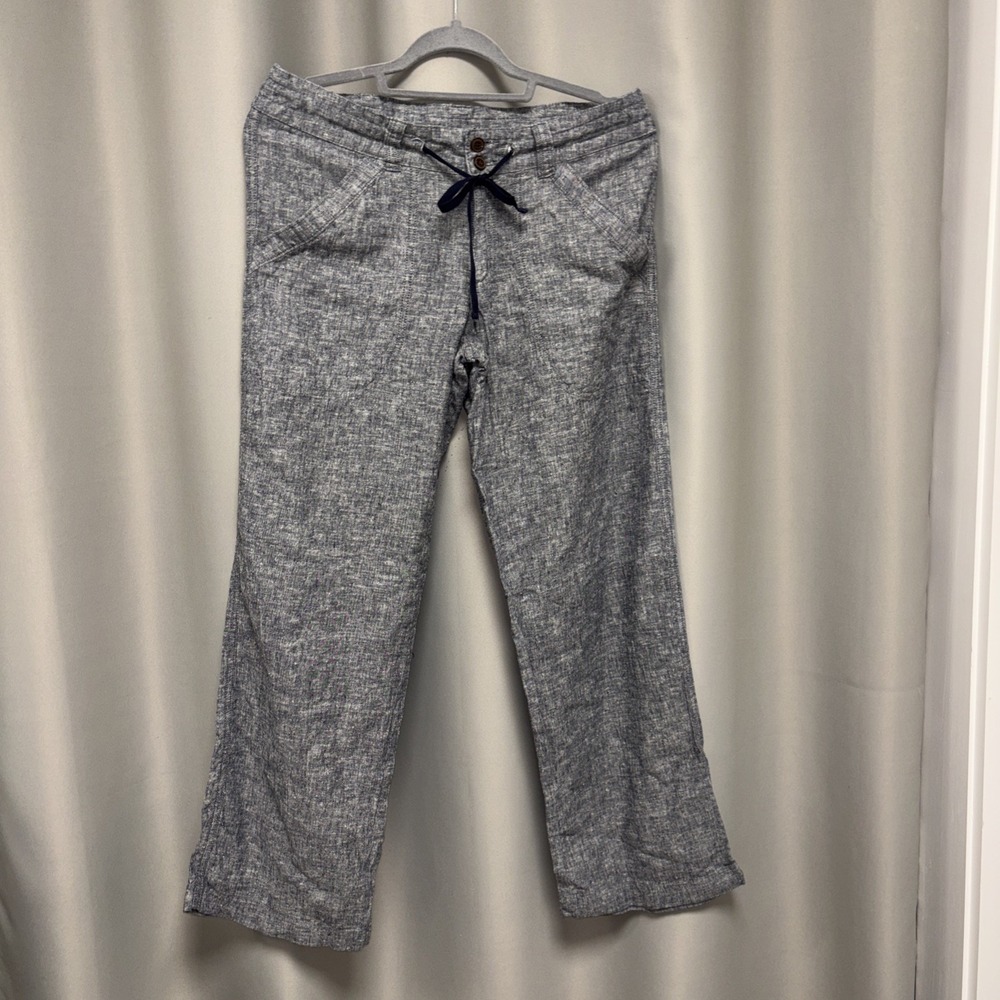 Patagonia Pants Womens 8 Short Island Hemp Organic Cotton Straight Drawstring